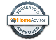 HomeAdvisor screened and approved badge